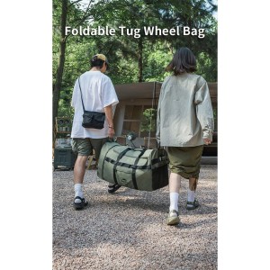 ساک حمل چرخ‌دار تاشو نیچرهایک مدل XS03 Folding Tug Bag کد NH21LX003