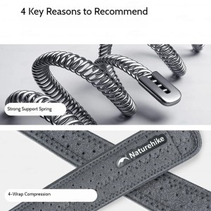زانوبند ورزشی نیچرهایک مدل Qingyue Four Spring Support Mountain Climbing Knee Guard کد CNK2650DS010