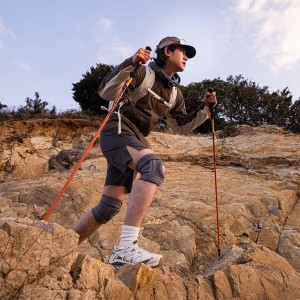 زانوبند ورزشی نیچرهایک مدل Qingyue Four Spring Support Mountain Climbing Knee Guard کد CNK2650DS010