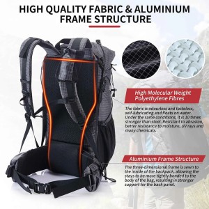 کوله پشتی نیچرهایک مدل Rock کد NH19BP095 گنجایش 5+60 لیتر