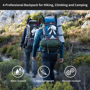 کوله پشتی 70 لیتری نیچرهایک مدل NH70B070-B Naturehike