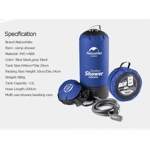 دوش سیار کمپینگ نیچرهایک مدل NH17L101-D
