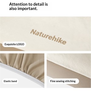 روکش تشک بادی نیچرهایک مدل Soft Fitted Sheet For Air Mattress کد CNK2650PJ013 مناسب برای ضخامت 38/45 سانتی متر