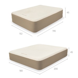 روکش تشک بادی نیچرهایک مدل Soft Fitted Sheet For Air Mattress کد CNK2650PJ013 مناسب برای ضخامت 38/45 سانتی متر
