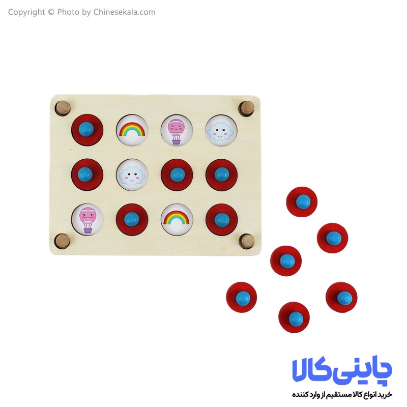بازی فکری چوبی حافظه مدل Memory Chess