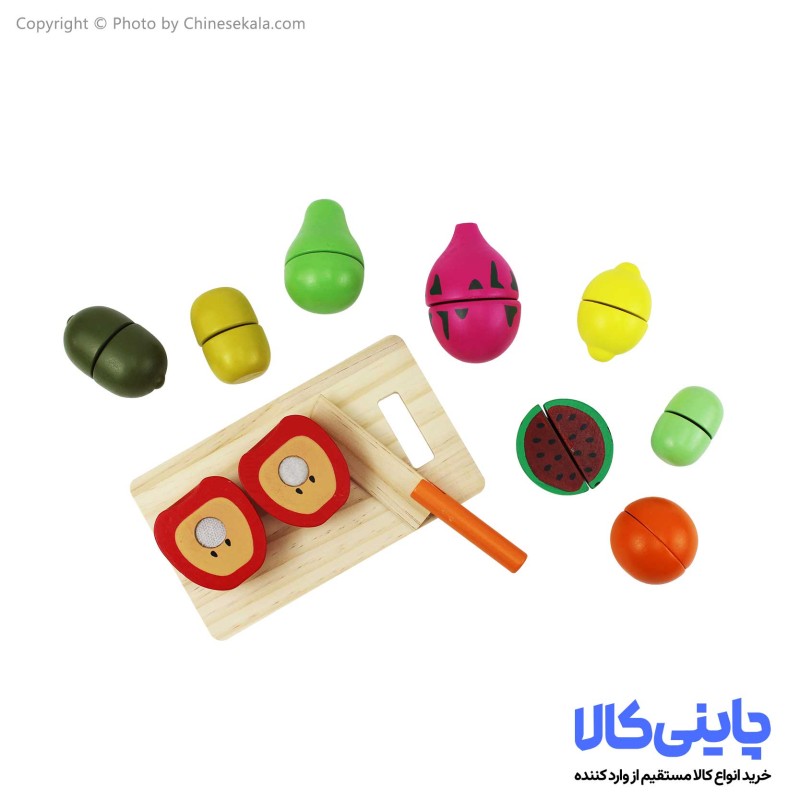 ست برش میوه چوبی مدل Fruit Slice