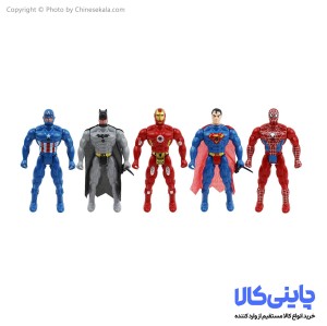 مجموعه 5 عددی اکشن فیگور مدل Avengers