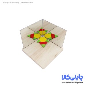 بازی آینه اشکال چوبی مدل ABC