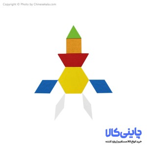 بازی آینه اشکال چوبی مدل ABC