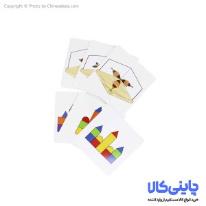 بازی آینه اشکال چوبی مدل ABC