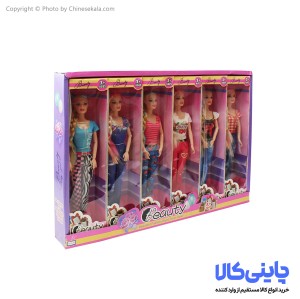 مجموعه 6 عددی باربی مدل Beauty Girl