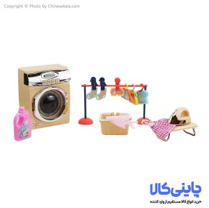 ست ماشین لباسشویی و اتو Little Home مدل Happy