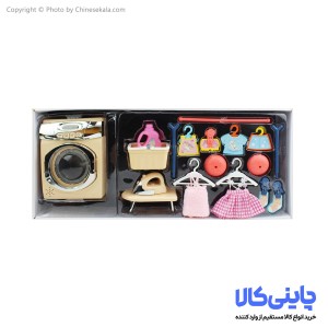 ست ماشین لباسشویی و اتو Little Home مدل Happy