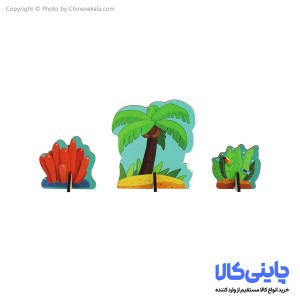 پازل ماهیگیری چوبی سطلی مدل حیوانات دریایی