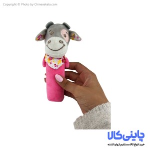 جغجغه مخملی نوزاد مدل funmuch