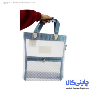 توت بگ شفاف توری آبی