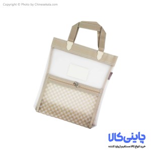 توت بگ شفاف توری کرمی