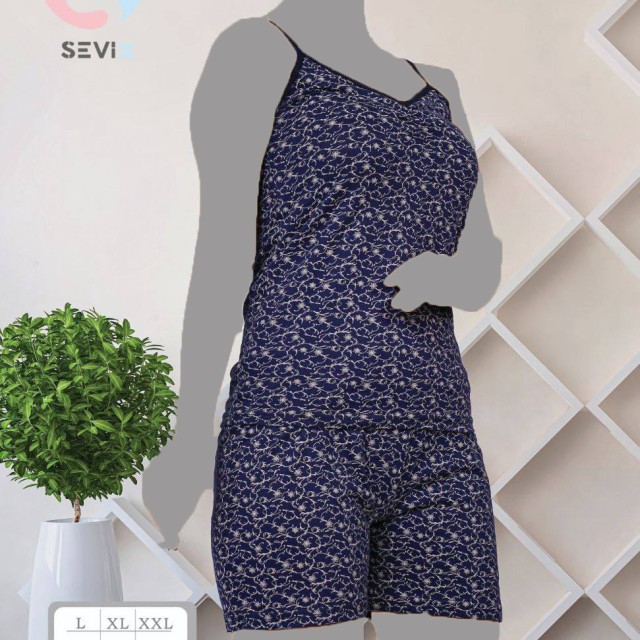 ست زنانه تاپ و شورتک Sevi 8023