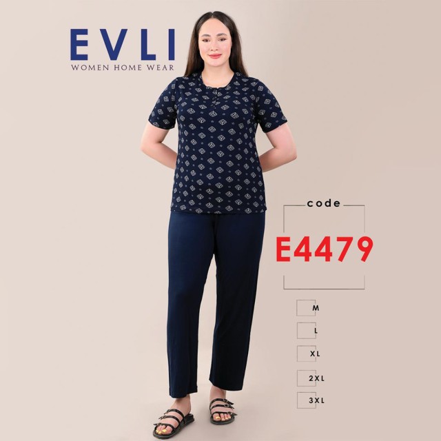 ست تیشرت شلوار زنانه Evli کد 4479