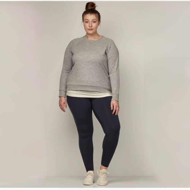 لگ میکروفیبر سایز بزرگ شاین ،کمر گنی _ OverSize Microfiber Leggings