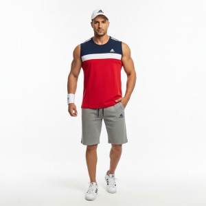 ست تاپ و شلوارک مردانه ساتیین طرح آدیداس | SATEEN adidas