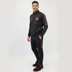 ست ورزشی مردانه باشگاه پاری‌سن ژرمن ، مشکی، ترک درجه یک |   Paris Saint-Germain F.C. men's sports set