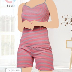 ست زنانه تاپ و شورتک Sevi 8027