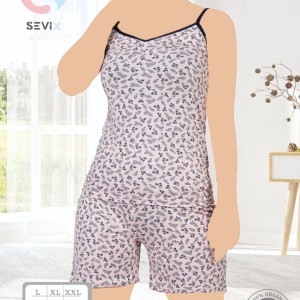 ست زنانه تاپ و شورتک Sevi 8016