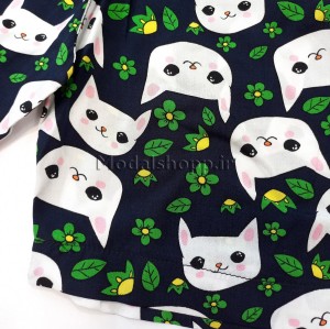 شورتک نخی زنانه طرح های گربه