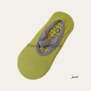 جوراب یوگا، پیلاتس بند طوسی ضربدری - Yoga, Pilates Socks
