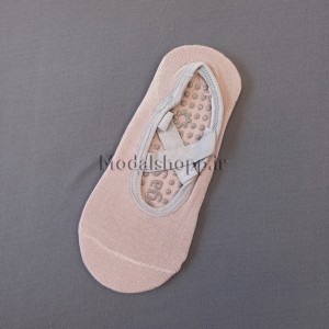 جوراب یوگا، پیلاتس بند طوسی ضربدری - Yoga, Pilates Socks