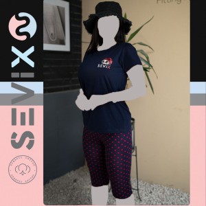 ست تیشرت شلوارک زنانه سوی 8103 | Sevi