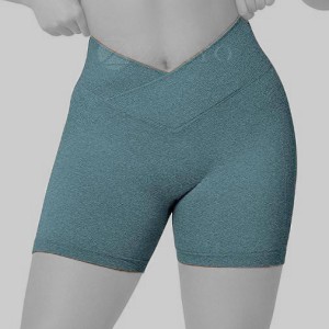 شورتک سیملس ورزشی کمر هفتی پشت کش‌دار