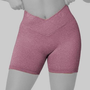 شورتک سیملس ورزشی کمر هفتی پشت کش‌دار