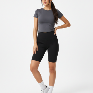 شلوارک ورزشی زنانه اسپاندکس (مات) - Spandex Biker