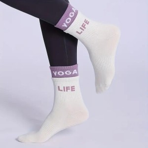 جوراب یوگا، پیلاتس ساقدار وارداتی کش دوبل -- Yoga & Pilates Socks