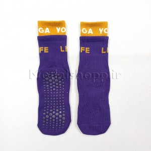 جوراب یوگا، پیلاتس ساقدار وارداتی کش دوبل -- Yoga &amp; Pilates Socks