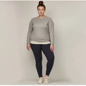 لگ میکروفیبر سایز بزرگ شاین ،کمر گنی _ OverSize Microfiber Leggings