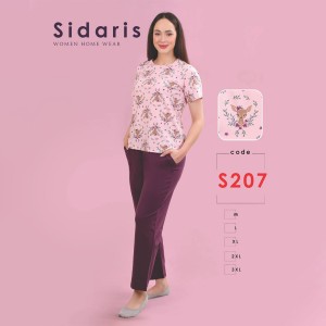 ست زنانه تیشرت و شلوار سیداریس | Sidaris کد S 207