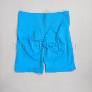 شورتک زنانه سیملس پشت کش دار مشکی | Seamless Shorts