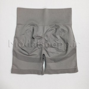 شورتک زنانه سیملس پشت کش دار مشکی | Seamless Shorts
