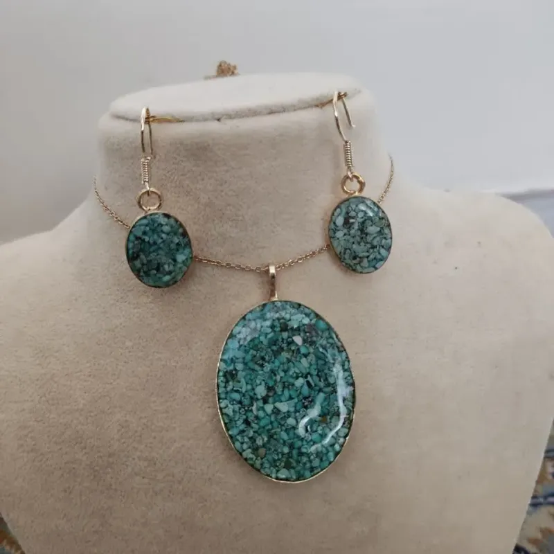 نیم ست زنانه فیروزه کوبی مدل Layra (لایرا)
