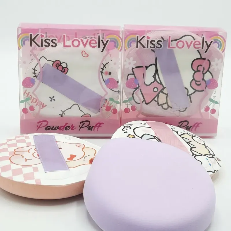خرید پد آرایشی کیس لاولی (Kiss Lovely)  (طرح پنجه گربه)