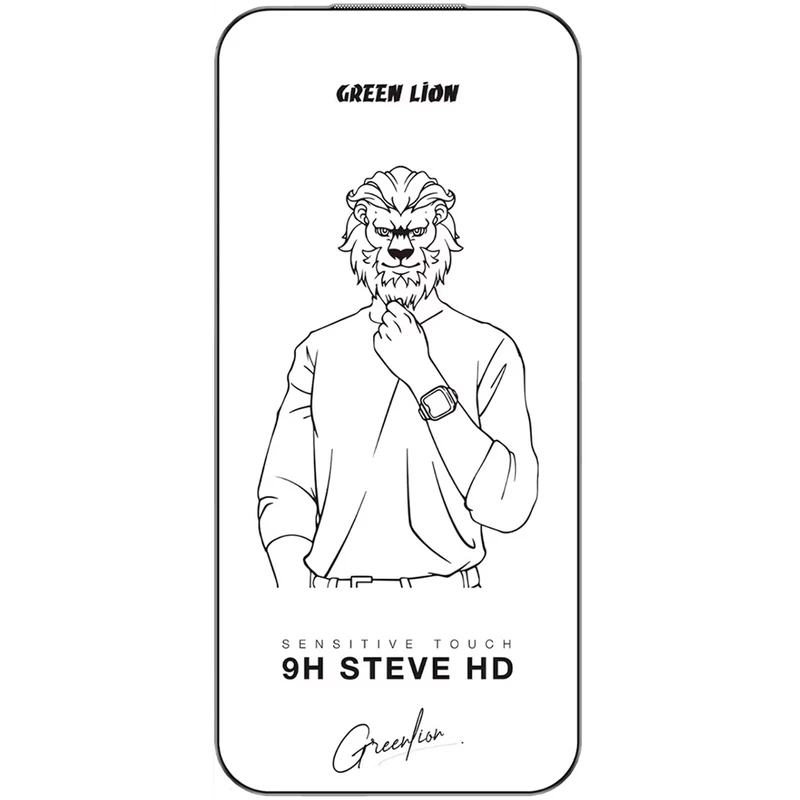 گلس آیفون 17 پرو گرین‌لاین Green Lion GN9HSGL17PCL شفاف