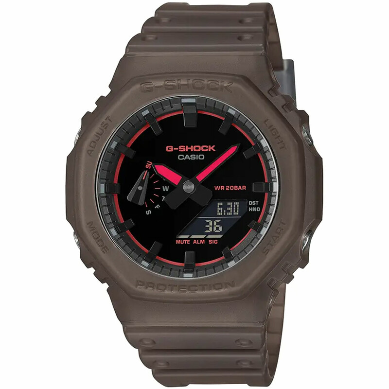 ساعت مچی مردانه کاسیو CASIO G-SHOCK مدل GA-2100K-5ADR شفاف و ضد ضربه