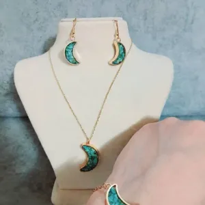 ست فیروزه کوبی  مدل luna (لونا)