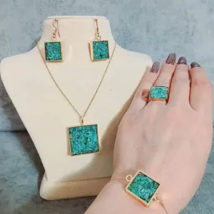 ست کامل  فیروزه کوبی زنانه مدل Mora (مورا)