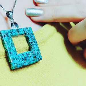 گردنبند فیروزه کوبی مدل Mirova (میروا)