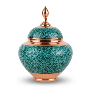 قندان سیبی فیروزه کوبی
