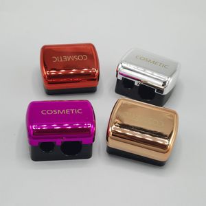 تراش آرایشی دوقلو کازمتیک Cosmetic مدل متالیک مخزن‌دار